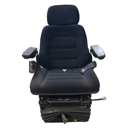Aftermarket Black Fabric Full Adjustment Seat w/ Suspension 8106-P1004E